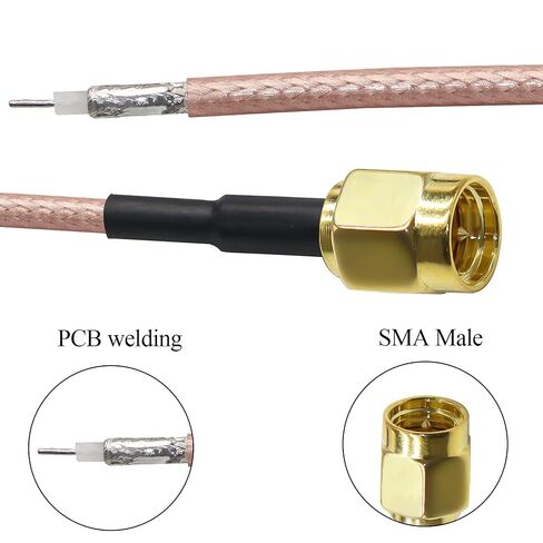 TUOLNK SMA to PCB Solder Wire Pigtail Cable SMA Male to PCB Welding WiFi Antenna Extension Cable for WiFi Wireless Router RG316 6inch(15cm) Soldering Coaxial Coax Cable 2 Pack in Saudi Arabia