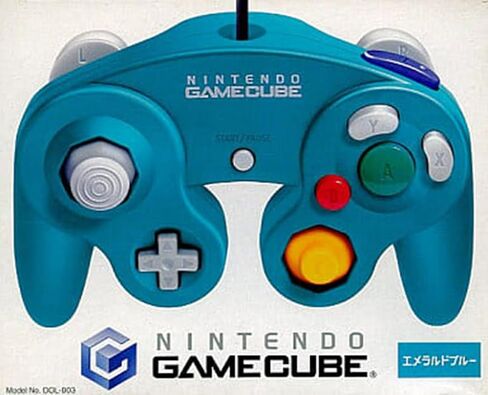 Nintendo GameCube dedicated controller emerald blue in Saudi Arabia