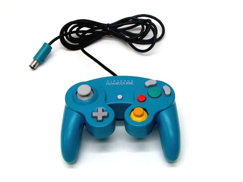 Nintendo GameCube dedicated controller emerald blue in Saudi Arabia