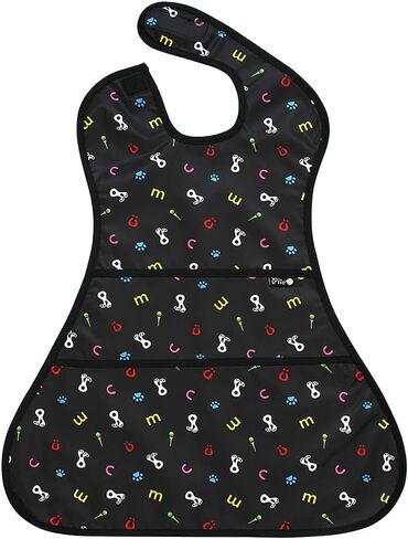 Plie Full Coverage Waterproof Feeding Bib for Toddlers – Extra Long Apron Bib for Mealtime, Self-Feeding, High Chairn in Saudi Arabia