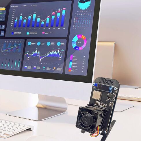 جهاز تعدين Bitaxe Gamma 601 Bitcoins BM1370 Asic Chip 1.2TH/s Solo Miner 18W كفاءة الطاقة 2.4G WiFi للاستخدام المنزلي BTC Miner Low Noice Crypto Miner يتضمن PSU مع مصدر مفتوح من Antminer in Kuwait