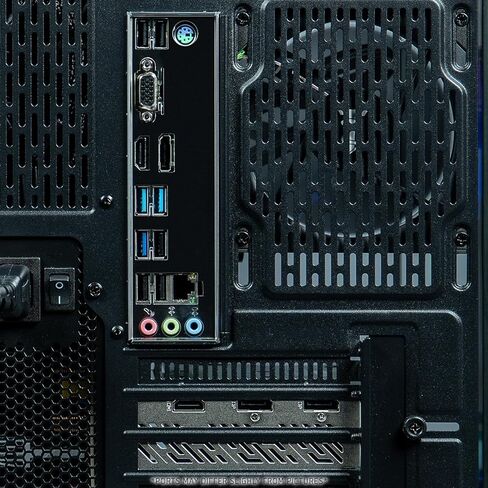 ViprTech Reaper 2.5 Liquid-Cooled PC - AMD Ryzen 7 8700F (5.0Ghz Turbo), AMD RX 9060 XT 16GB, 16GB DDR5 RAM, 1TB NVMe SSD, 800W Gold PSU, VR-Ready, WiFi BT, Win 11, Gaming Desktop Computer, Black in Saudi Arabia