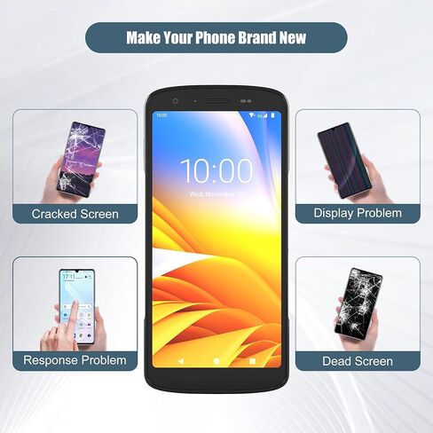 Replacement LCD Display Touch Screen Digitizer Assembly Compatible with Zebra TC22 TC27 6" with Tools in Saudi Arabia