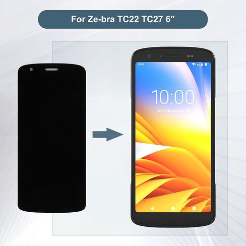 Replacement LCD Display Touch Screen Digitizer Assembly Compatible with Zebra TC22 TC27 6" with Tools in Saudi Arabia