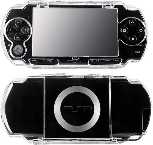 PSP Protective Shell, 1pc Protective Transparent Hard Case Universal Game Console Crystal Protective Cover Shell for PSP 2000 3000 in Saudi Arabia