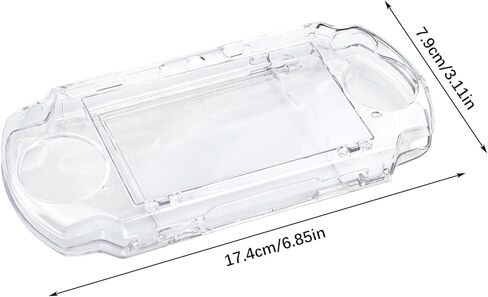 PSP Protective Shell, 1pc Protective Transparent Hard Case Universal Game Console Crystal Protective Cover Shell for PSP 2000 3000 in Saudi Arabia