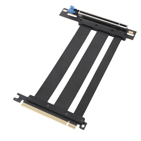 Vikye PCIe 5.0 X16 Riser Cable, 128Gbps Shielded 90° GPU Extension with Vertical Mount & Airflow Design for PC Case Server ITX Builds (20cm) in Saudi Arabia