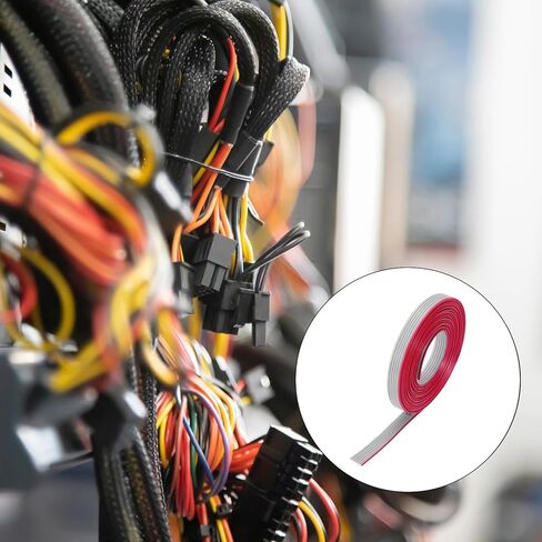Generic 28AWG IDC سلك كابل الشريط المسطح 3 متر/9.8ft طول 1.27 مللي متر الملعب 6 دبابيس رمادي لتوصيل JTAG/ISP in Saudi Arabia