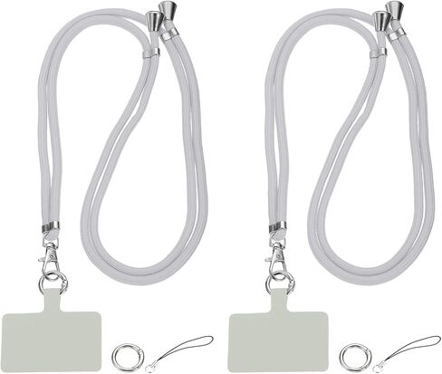 uxcell Phone Lanyard, Adjustable Crossbody Phone Strap Detachable Cellphone Chain Strap with Tether Tabs in Saudi Arabia