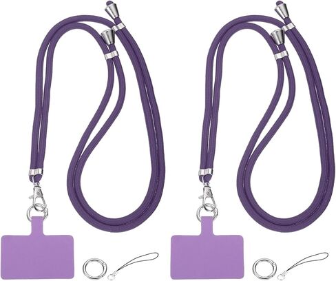 uxcell Phone Lanyard, Adjustable Crossbody Phone Strap Detachable Cellphone Chain Strap with Tether Tabs in Saudi Arabia
