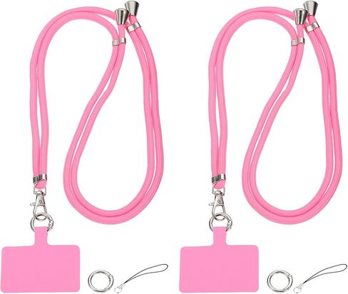 uxcell Phone Lanyard, Adjustable Crossbody Phone Strap Detachable Cellphone Chain Strap with Tether Tabs in Saudi Arabia