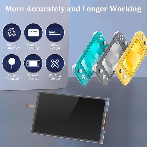 لنينتندو سويتش لايت شاشة عرض LCD لنينتندو سويتش لايت إصلاح الشاشة استبدال ملحقات الجمعية جزء مع أدوات الإصلاح in Kuwait