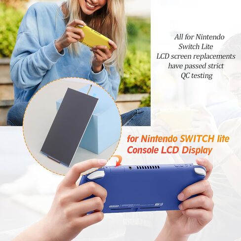 لنينتندو سويتش لايت شاشة عرض LCD لنينتندو سويتش لايت إصلاح الشاشة استبدال ملحقات الجمعية جزء مع أدوات الإصلاح in Kuwait
