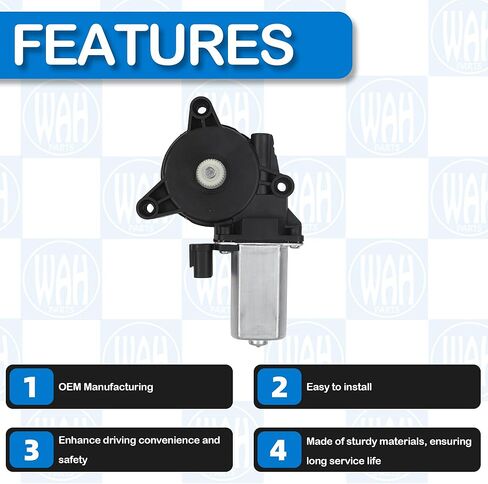 Rear Left Power Window Motor Compatible with Kia Sportage 2017-2022 Replace 83450-D9000 Rear Driver Side in Saudi Arabia