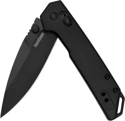 Kershaw Mini Iridium Folding Pocket Knife, 3 inch D2 Steel Blade, DuraLock, Aluminum Handle, Pocketclip in Saudi Arabia