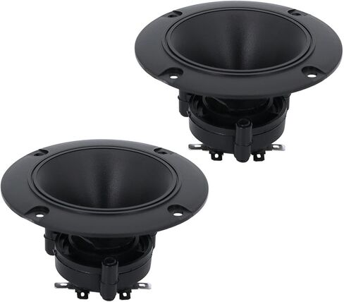 2Pcs Tweeters 98MM Speakers 150W 4-8ohm Trebles Ceramic Piezo Loudspeakers Round Horn in Saudi Arabia