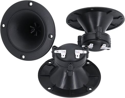 2Pcs Tweeters 98MM Speakers 150W 4-8ohm Trebles Ceramic Piezo Loudspeakers Round Horn in Saudi Arabia