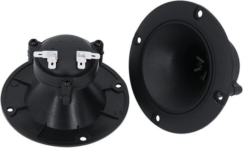 2Pcs Tweeters 98MM Speakers 150W 4-8ohm Trebles Ceramic Piezo Loudspeakers Round Horn in Saudi Arabia