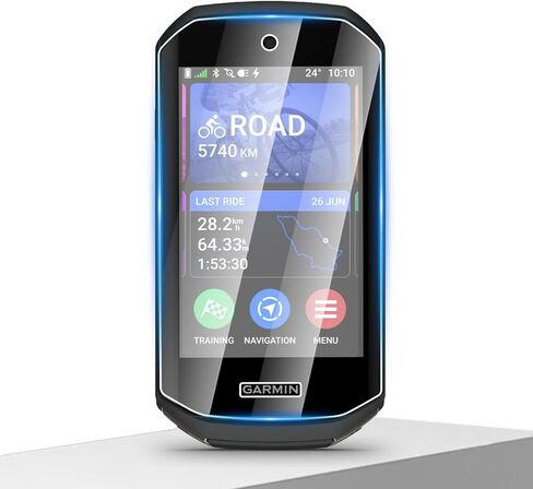 Karltys Upgrade 2PC Screen protector for Garmin Edge 1050 [No Glare & Fingerprint] for Touchscreen Edge 1050 Accessories Navigation Display Tempered Glass in Saudi Arabia