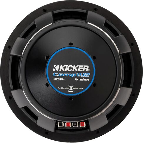Kicker 51CWQ124 CompQ Q-Class 12" Subwoofer, Dual 4-Ohm (Renewed) in Saudi Arabia