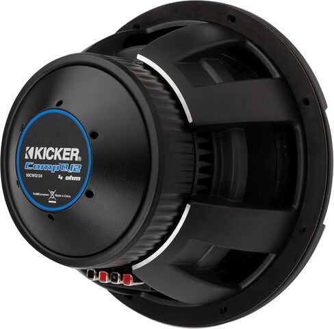 Kicker 51CWQ124 CompQ Q-Class 12" Subwoofer, Dual 4-Ohm (Renewed) in Saudi Arabia