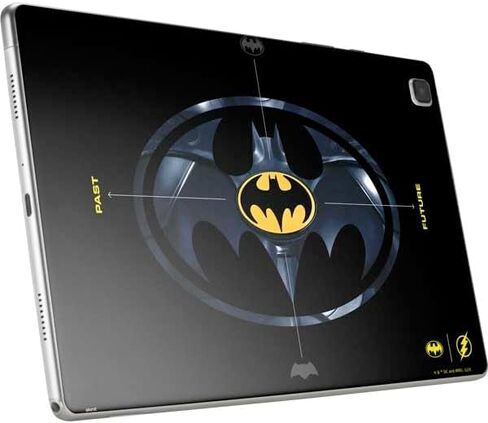 Skinit Tablet Decal Skin Compatible with Samsung Galaxy Tab A7 (2021) - Officially Licensed Warner Bros The Flash Movie: Batman Multiverse Logos Design in Saudi Arabia