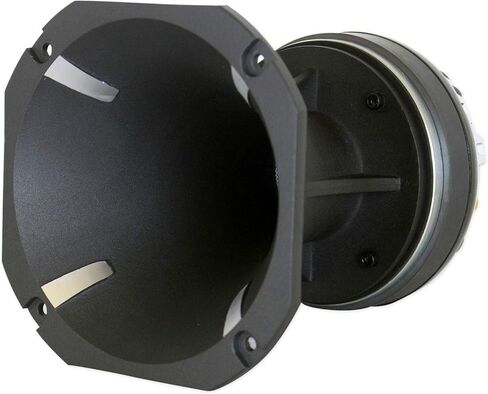 Rockville HT120 360W Compression Driver Tweeter 8 Ohm, Titanium Diaphragm, Aluminum Horn, High Sensitivity, Perfect for Car Audio and PA Systems in Saudi Arabia