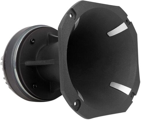 Rockville HT120 360W Compression Driver Tweeter 8 Ohm, Titanium Diaphragm, Aluminum Horn, High Sensitivity, Perfect for Car Audio and PA Systems in Saudi Arabia