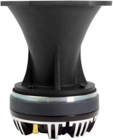 Rockville HT120 360W Compression Driver Tweeter 8 Ohm, Titanium Diaphragm, Aluminum Horn, High Sensitivity, Perfect for Car Audio and PA Systems in Saudi Arabia