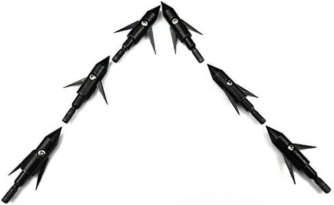 GPP 6PK 150gr Black Hunting 2 Blades Broadheads Arrowhead Bowfishing Arrow Tips in Saudi Arabia