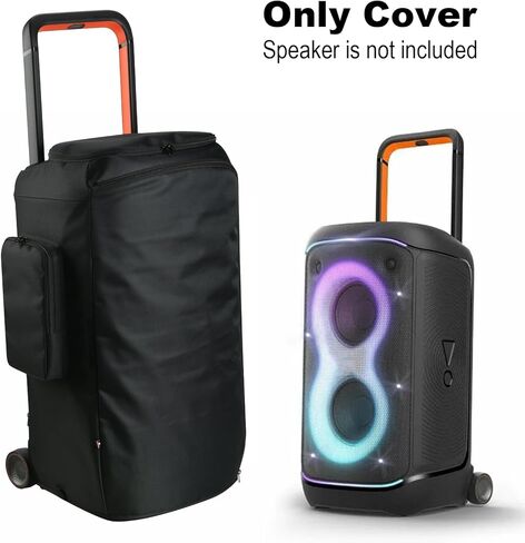 حافظة مكبر صوت TXEsign متوافقة مع JBL PartyBox 520، غطاء حمل مكبر صوت محمول مع جيوب بسحاب حقيبة تخزين لـ JBL PartyBox 520 in Saudi Arabia
