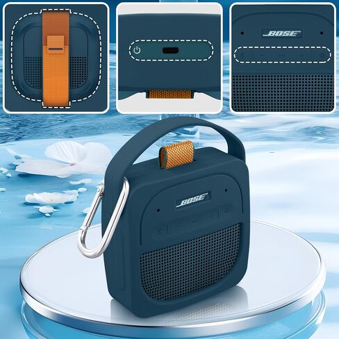 for Bose New SoundLink Micro 2nd Gen Bluetooth Speaker Silicone Cover(Twilight Blue) in Saudi Arabia