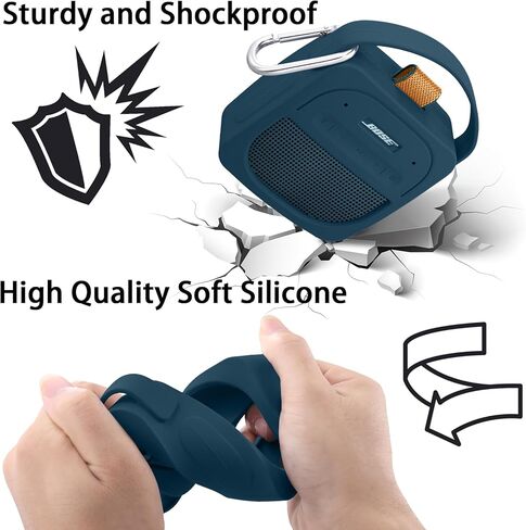 for Bose New SoundLink Micro 2nd Gen Bluetooth Speaker Silicone Cover(Twilight Blue) in Saudi Arabia