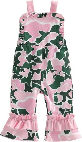 Toddler Baby Girl Golf Clothes Infant Golf Print Romper Sleeveless Jumpsuit Overalls Cute Summer Golfing Outfits in Saudi Arabia
