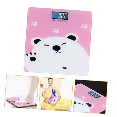 Toyvian Electronic and Adult Weight Scale with High Precision Digital Display Temperature Measurement Capacity Safe Durable Material Multi Function for Boy Girl Adults and Pets in Saudi Arabia