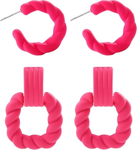 Bamboo Earrings for Women Large Gold Bamboo Hoop Earrings Hip Hop Style 80s 90s Jewelry Gifts Party Custom Accessories -B in Saudi Arabia