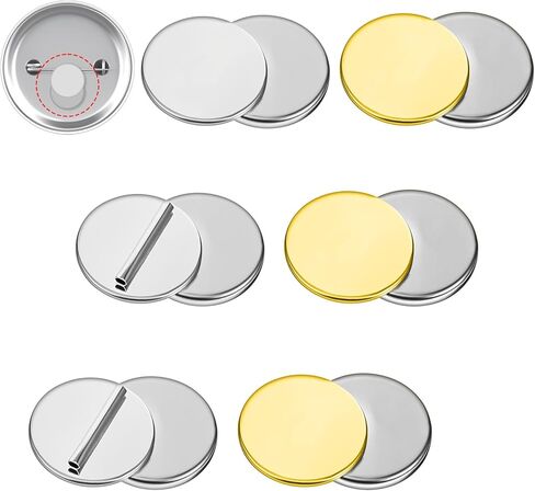 3Pair Mini Magnetic Pin Brooch Converters Harm Free Clothing Magnet Buckle Metal Lapel Pin Metal Pins Backs Invisible MagnetPins Converter for Hijab Scarf Shawls Fabric Jewelry Making in Saudi Arabia