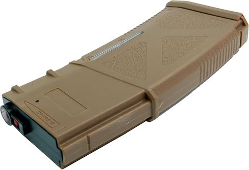 ARCTURUS TACTICAL Airsoft M4 M16 Series بوليمر 200 نافذة شفافة مستديرة عالية السرعة متوسطة الغطاء Airsoft مجلة تان - حزمة من خمسة in Kuwait