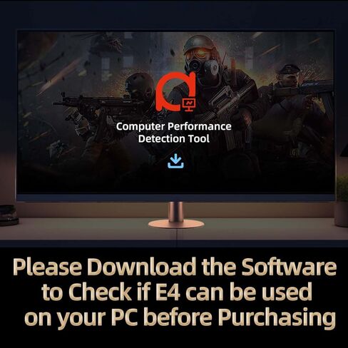 سماعة الواقع الافتراضي DPVR E4 - سماعة الواقع الافتراضي PCVR لألعاب الكمبيوتر مع وحدة تحكم، متوافقة مع SteamVR in Kuwait