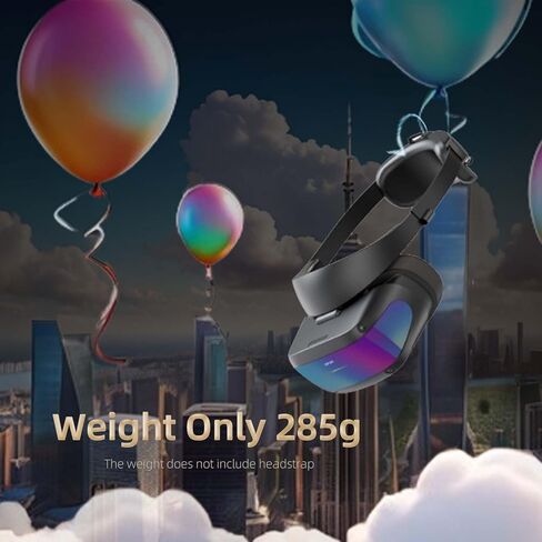 سماعة الواقع الافتراضي DPVR E4 - سماعة الواقع الافتراضي PCVR لألعاب الكمبيوتر مع وحدة تحكم، متوافقة مع SteamVR in Kuwait