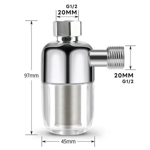 316 Stainless Steel Universal Household Tap Inlet Front Filter Anti-Scale for Clean Drinking Water, Shower, Washing Machine in Saudi Arabia
