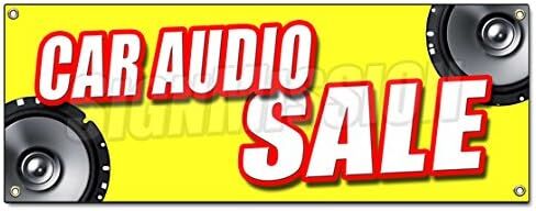 CAR Audio Sale Banner Sign mps Speakers Stereo Installation Repair amps in Saudi Arabia