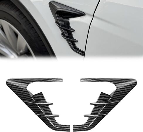 2 PCS Side Camera Indicator Protection Cover for 2024-2026 Tesla Model Y Juniper HW4.0, Side Camera Caps Cover Decoration Accessories for Tesla Model Y with HW4.0 (Carbon Fiber Pattern in Saudi Arabia