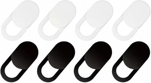 Laptop Camera Cover Slide, 8 Pack Ultra-Thin Webcam Cover, Compatible with MacBook, Laptop, PC, iMac, iPad, iPhone 6/7/8 Plus, 0.022in Thick Web Blocker, Protect Privacy and Security in Saudi Arabia
