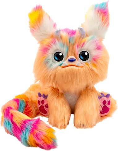 Furlittles Arlo - لعبة قطيفة تفاعلية مقاس 6.5 سم، أكثر من 50 صوتًا وتعبيرًا، هدية للفتيات والأولاد من سن 3 سنوات فما فوق، باللون الأزرق in Saudi Arabia