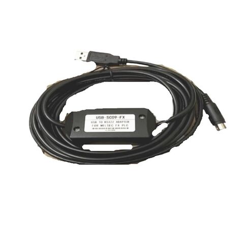 USB-SC09-FX Programming Cable FX0N FX1N FX2N FX0S FX1S FX3U Communication Cable FX3G Series in Saudi Arabia