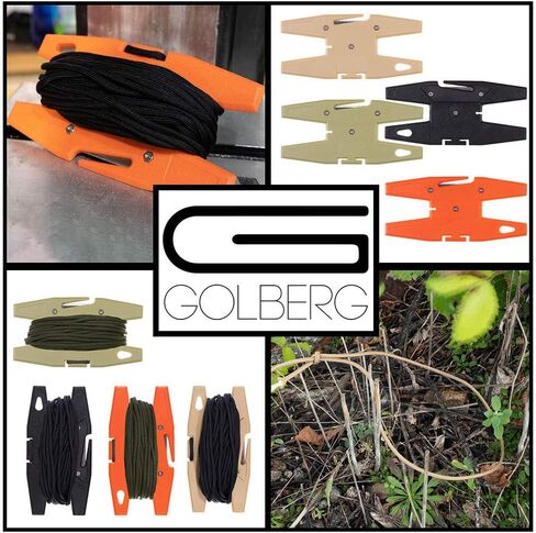 Golberg 550 Mil-Spec Paracord with Spool Tool – Versatile – 50 FEET in Saudi Arabia