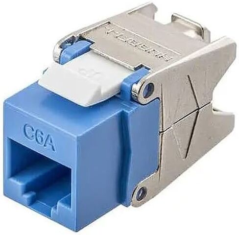 مقبس HJU6AB CAT6A مع نهاية قفل كوبرا، أزرق in Kuwait
