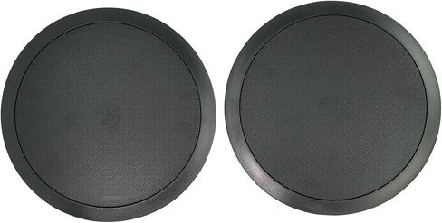 حزمة Rockville RCS180-6: مضخم صوت تجاري 6 مناطق 184 وات RMS 70 فولت مع بلوتوث، (5) أزواج CC80T أسود 8 بوصات 70 فولت مكبرات صوت في السقف 50 وات، لبار المطاعم، 6 عناصر in Saudi Arabia