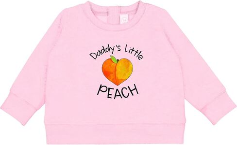 سترة الأطفال Inktastic Daddy's Little Peach اللطيفة على شكل قلب خوخي in Kuwait